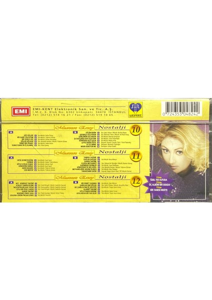 Kaset Muazzez Ersoy Nostalji 10-11-12 3 Kaset fiyatları