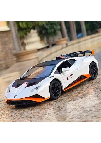 1:24 Lamborghini Huracan Sto Diecast Model Araba Açılan Kapılar Lamborghini Model Araba modelleri