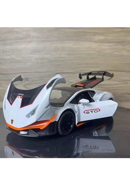 1:24 Lamborghini Huracan Sto Diecast Model Araba Açılan Kapılar Lamborghini Model Araba fırsatları