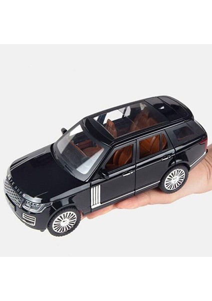 Range Rover Land Jip Tarzı Araba Diecast Model Araba 1:24 Siyah Range Rover Model Diecast Araba fırsatları
