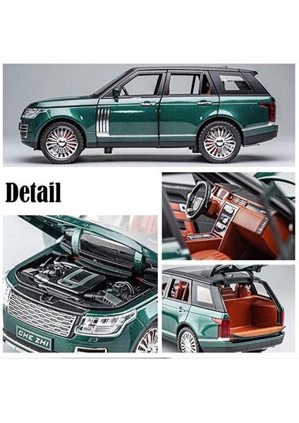 Range Rover Land Jip Tarzı Araba Diecast Model Araba 1:24 Siyah Range Rover Model Diecast Araba indirimleri