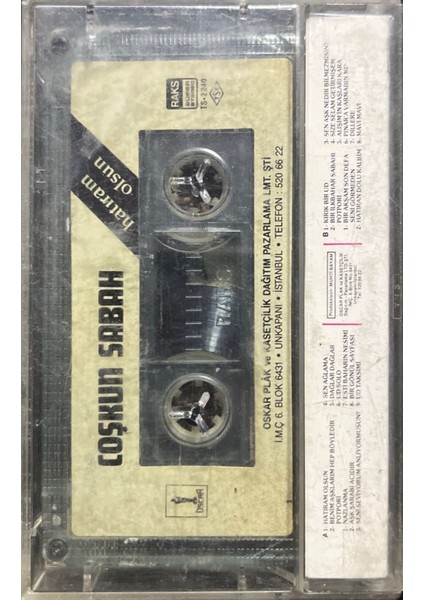 Kaset Coşkun Sabah Hatıram Olsun Kaset fiyatları