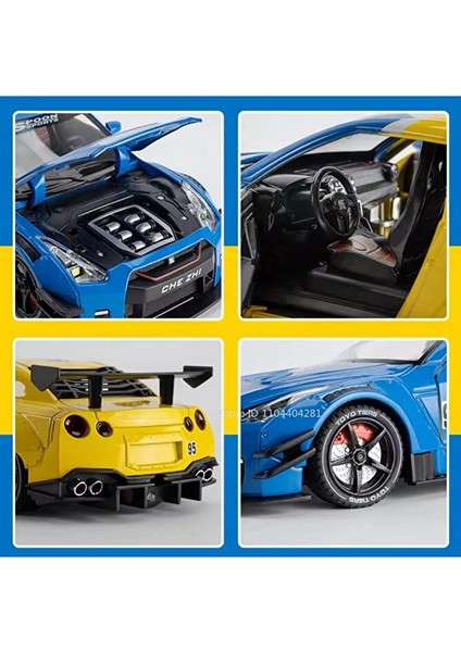 Nissan Skyline Gtr R34 Modifiyeli 1:24 Diecast Metal Model Araba Açılan Kaplıar fırsatları
