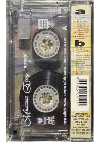 Kaset Muazzez Ersoy Nostalji 6 Kaset fiyatları