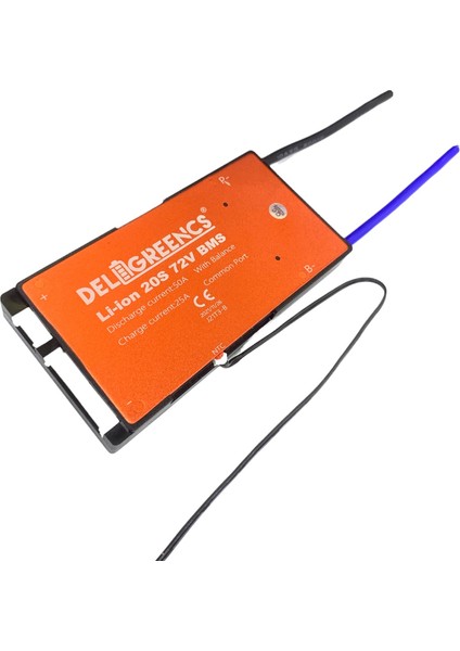 20S 50A Li-Ion Bms Karti Sensörlü Ortak Port