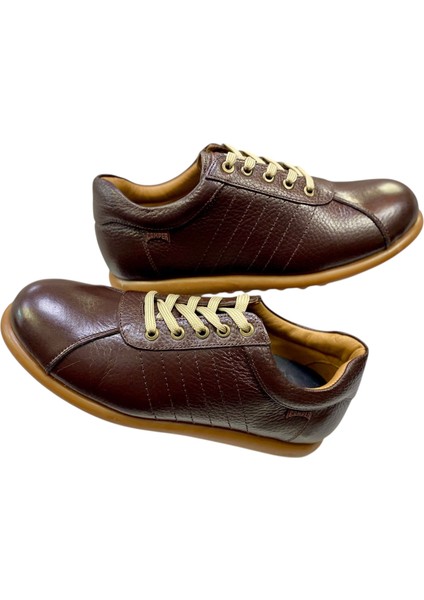 Erkek Bağcıklı Iç ve Dış Yüzey Deri Kauçuk Taban GÜNLÜK-CASUAL-777-KAHVE fiyatları