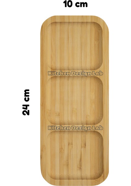 2 Adet Bambu 3 Bölmeli Çerezlik Sunumluk Yağdanlık Şişe Standı. fiyatları