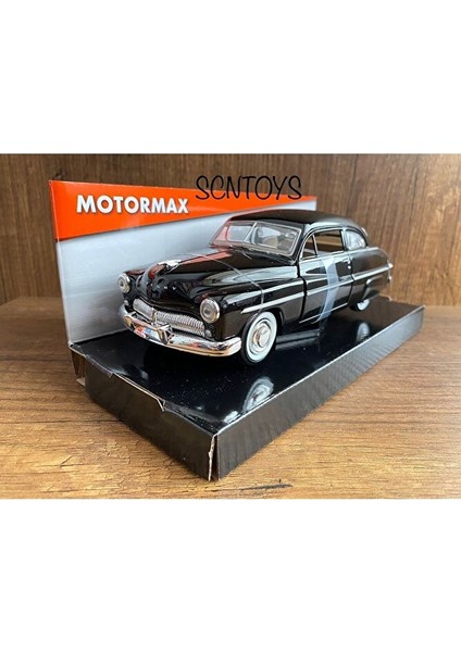 1:24 1949 Mercury Coupe Siyah Eski Klasik Arabalar Mercury Coupe 1949 Kapı Bagaj Kaput Açılır fırsatları