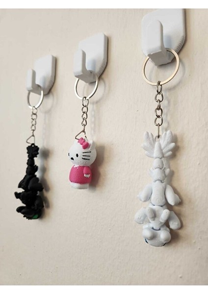 Duvara Yapıştırmalı Askılık 3 Adet | Pratik Çok Amaçlı | Vidasız Duvara Monte Güçlü Yapışkan fırsatları