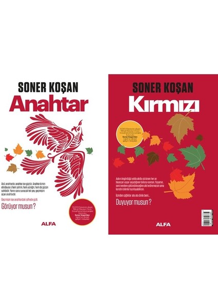 Kırmızı - Anahtar (Çift Taraflı Kitap)