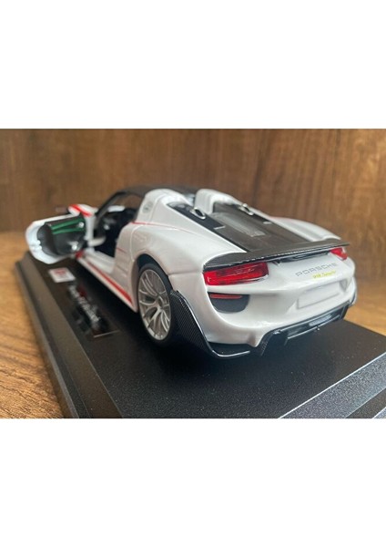 Porsche 918 Weissach Diecast Araba 1:24 Porsche 918 Yarış Arabası Porsche Weissach Diecast Araba fiyatları