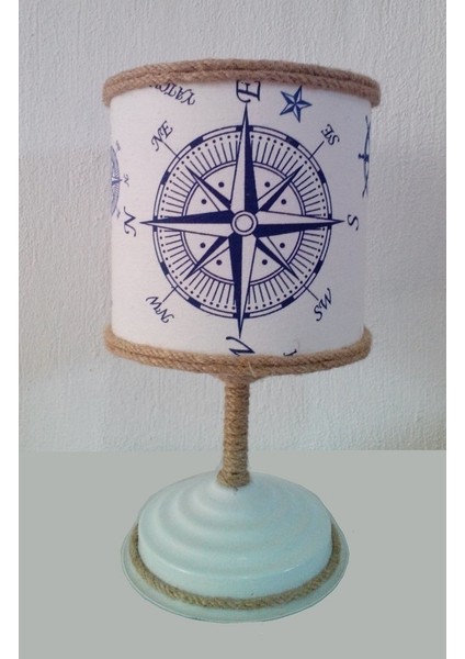 Pusulalı Halatlı 2.li Set M-0688 Kumaş Kaplama Genç ve Çocuk Odası Avize ve Abajur Takımı modelleri