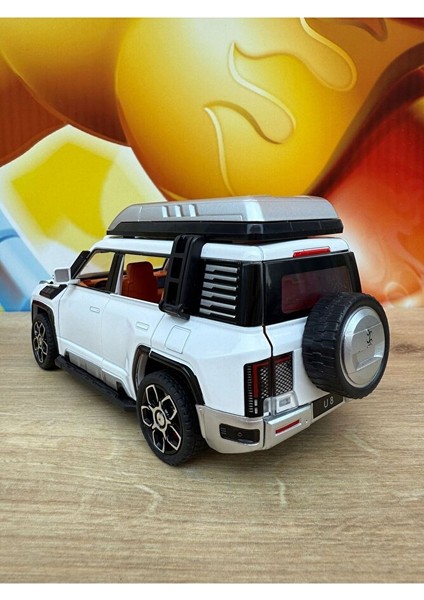1:24 Byd Yangwang U8 Diecast Model Araba Byd Elektirikli Model Araba Sesli Işıklı Açılan Kapılar modelleri