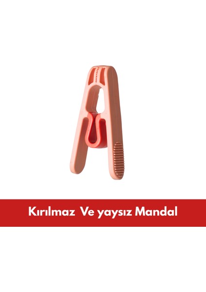 8'li Premium Plastik Yaysız Mandal, Kırılmaz Mandal, Çamaşır Mandalı, Yaysız Mandal, Poşet Klipsi modelleri