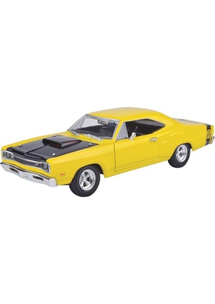 Motormax 1:24 1969 Dodge Coronet Super Bee Model Araba Klasik Eski Arabalar Kapılar Açılır