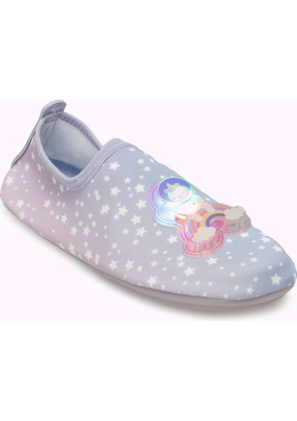 Işıklı Rainbow Figürlü Kaymaz Tabanlı Esnek Hafif Dayanıklı Çocuk Havuz Plaj Deniz Ayakkabısı fiyatları