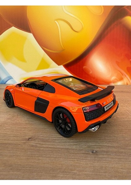 Audi R8 Performance Diecast Araba 1:24 Audi R8 Açılan Kapılar Sesli Işıklı Çekbırak Diecast Araba fiyatları