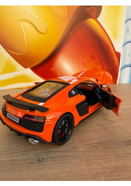 Audi R8 Performance Diecast Araba 1:24 Audi R8 Açılan Kapılar Sesli Işıklı Çekbırak Diecast Araba indirimleri