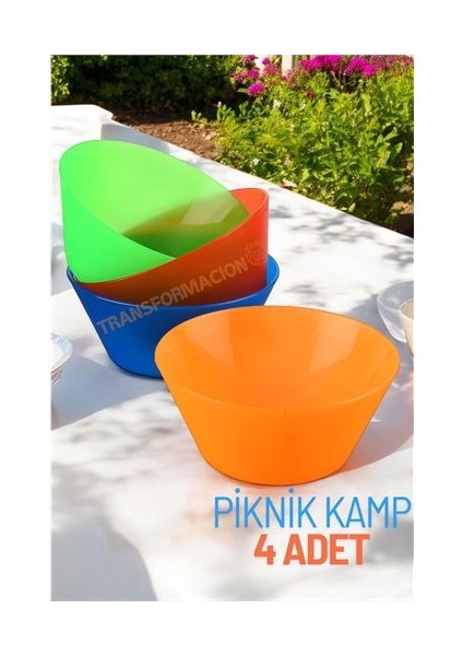 Hsnet Kase Seti Kamp Piknik Kasesi 4 Adet - NJ001P-4GLI74