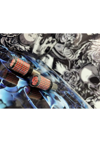 Oto Aydınlatma 144 Ledli Ultra Kırmızı Fren Arka Sis Ampulü BA15S (2 Adet) fırsatları