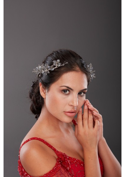 Antrasit Gelin Kına Tacı