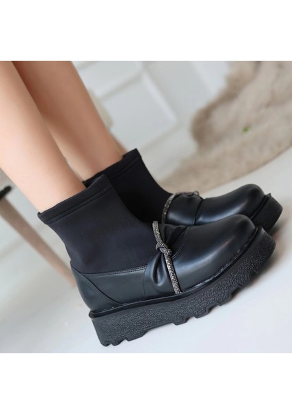 Dewn Siyah Cilt Topuklu Bot fırsatları