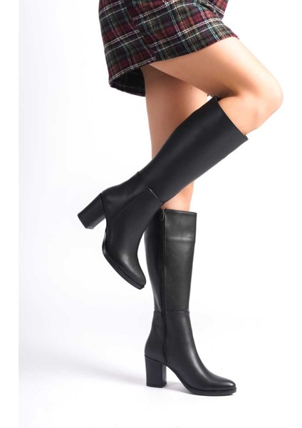 Hadid Cilt Topuklu Çizme