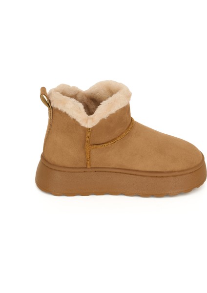 Ug-W Australia Taba Süet Içi Kürklü Kalın Polly Taban Bilekte Kadın Bot & Bootie fırsatları