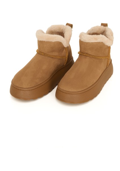 Ug-W Australia Taba Süet Içi Kürklü Kalın Polly Taban Bilekte Kadın Bot & Bootie indirimleri
