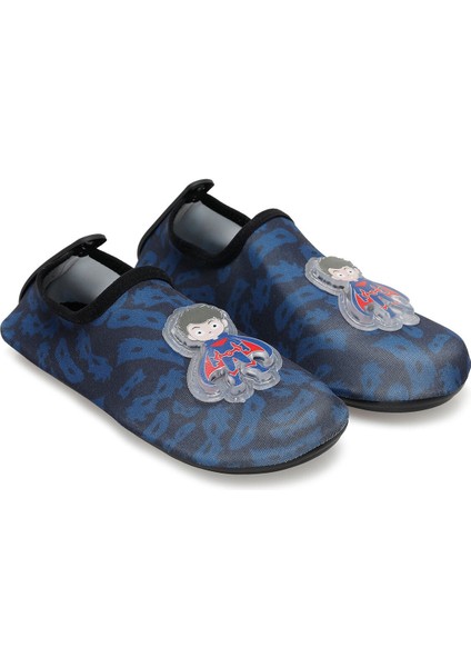 Işıklı Super Kahraman Figürlü Kaymaz Tabanlı Esnek Hafif Dayanıklı Çocuk Havuz Plaj Deniz Ayakkabısı fırsatları