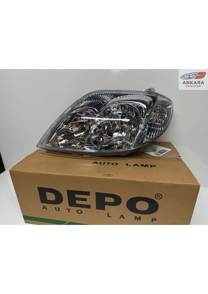 Toyota Corolla 2002 - 2006 Sedan Far Lambası Sol (Sedan Sol Kasa - Sol Far - Depo Marka) fiyatları