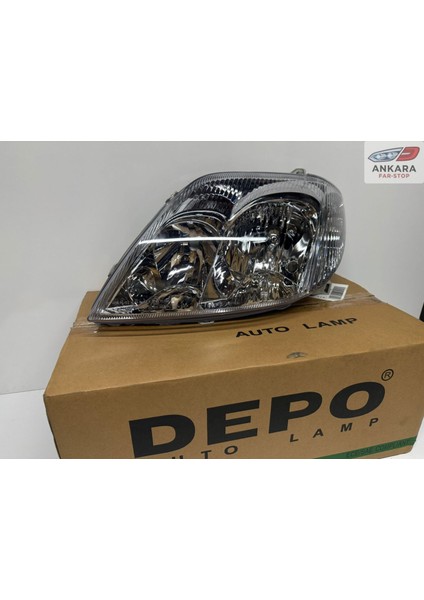 Toyota Corolla 2002 - 2006 Sedan Far Lambası Sol (Sedan Sol Kasa - Sol Far - Depo Marka) modelleri
