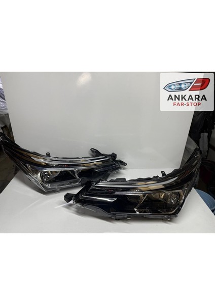 Toyota Corolla 2016 - 2018 Far Lambası Sağ - Sol Takım ( Nikelaj Far Kaşı Ile Birlikte - Sağ - Sol Takım - 2 Far ) fiyatları