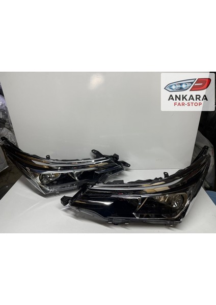 Toyota Corolla 2016 - 2018 Far Lambası Sağ - Sol Takım ( Nikelaj Far Kaşı Ile Birlikte - Sağ - Sol Takım - 2 Far ) fırsatları