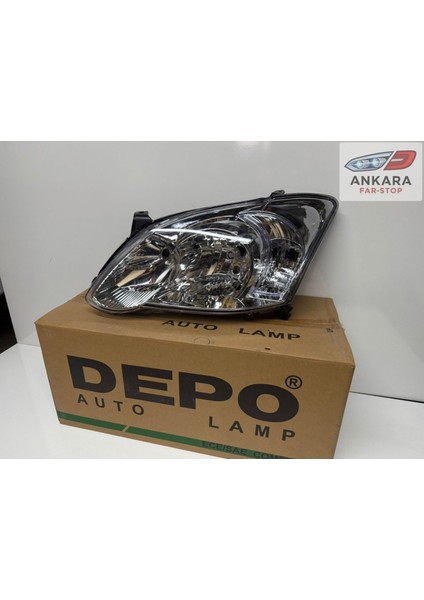 Toyota Corolla 2004-2006 Hatchback Far Lambası Sol (Hatchback Damla Far-Ön Sol-Depo Marka) fiyatları