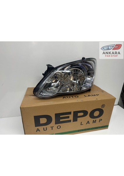 Toyota Corolla 2004-2006 Hatchback Far Lambası Sol (Hatchback Damla Far-Ön Sol-Depo Marka) modelleri