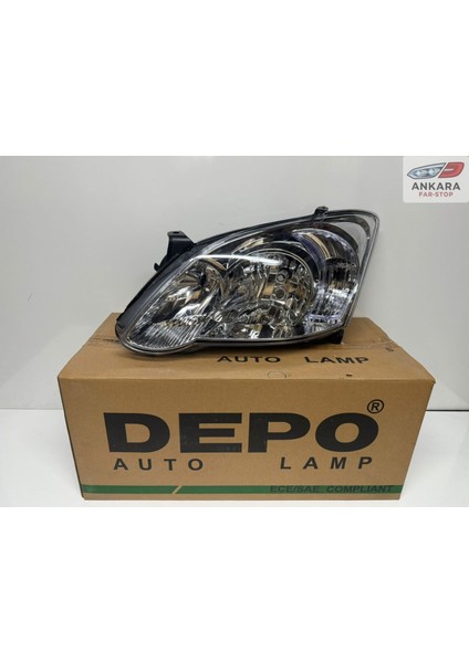 Toyota Corolla 2004-2006 Hatchback Far Lambası Sol (Hatchback Damla Far-Ön Sol-Depo Marka) fırsatları