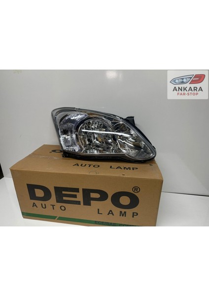 Toyota Corolla 2004-2006 Hatchback Far Lambası Sağ (Hatchback Damla Far-Ön Sağ-Depo Marka) fiyatları