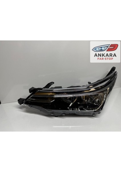 Toyota Corolla 2016 - 2018 Far Lambası Ön Sol ( Nikelaj Far Kaşı Ile Birlikte - Sol Far )