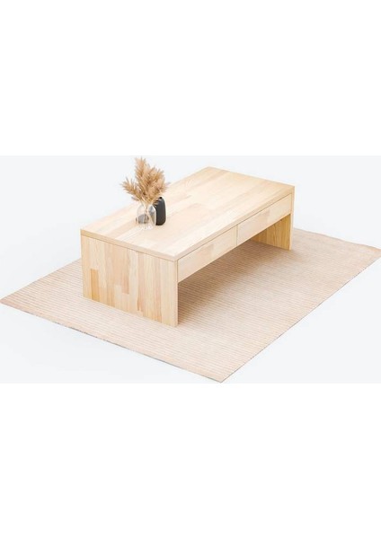 Masif Ağaç Çekmeceli Orta Sehpa 120 x 60 modelleri