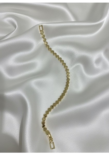 Xuping 14 Ayar Altın Kaplama Petek Model Bileklik