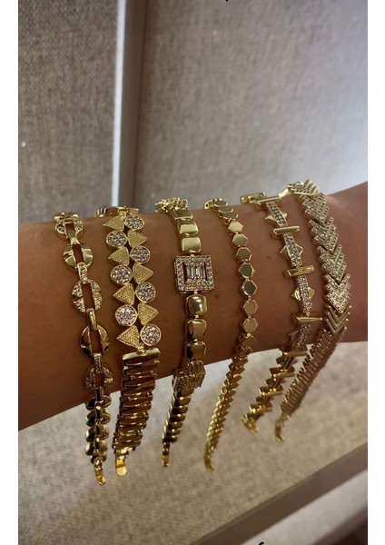 Xuping 14 Ayar Altın Kaplama Petek Model Bileklik fırsatları