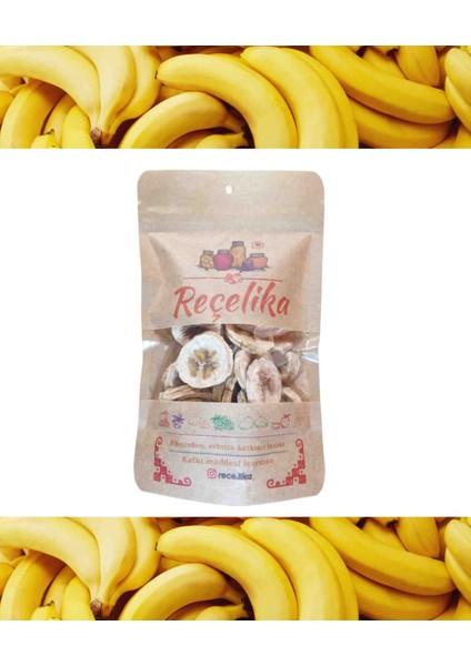 -Doğal Muz Kurusu 25 gr – Katkısız Sağlıklı Atıştırmalık