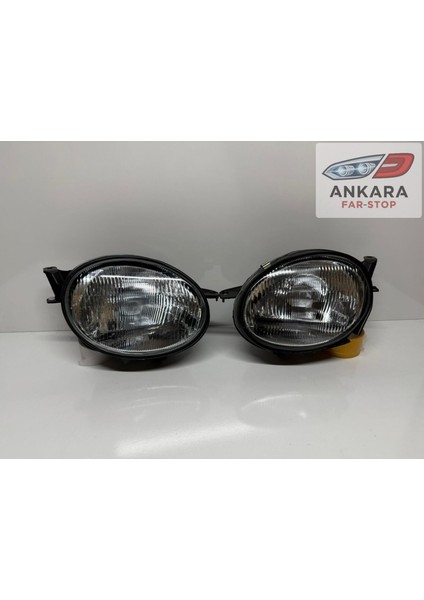 Toyota Corolla 1999 - 2000 Far Lambası Sağ-Sol Takım (AE111 Yuvarlak Far - Sağ - Sol Takım - 2 Far)
