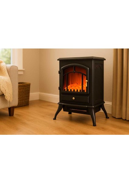 Erciyes Şömine Elektrikli Şömine Isıtıcı CT-6050 2000W