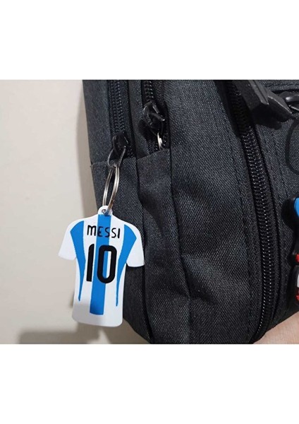 Messi Yazılı Minik Forma Anahtarlık / Çanta Süsü fiyatları