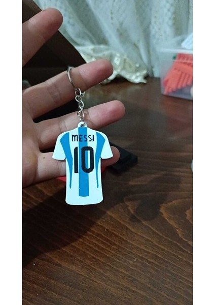 Messi Yazılı Minik Forma Anahtarlık / Çanta Süsü modelleri