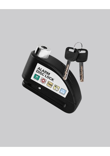 Bfs Titreşim Sensörlü Alarmlı Motosiklet Disk Kilidi 14MM Çelik Çift Kilitleme fiyatları