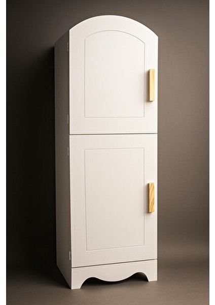 Beyaz Ahşap Oyuncak Buzdolabı Eğitici Özellikleri ile +3 Yaş Çocuklar İçin fiyatları