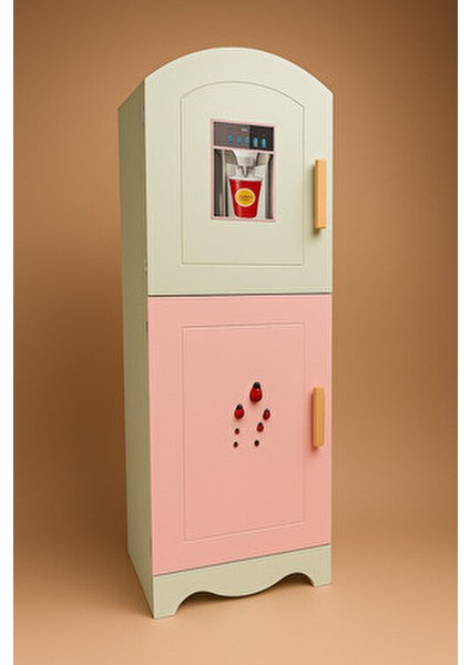 Beyaz Ahşap Oyuncak Buzdolabı Eğitici Özellikleri ile +3 Yaş Çocuklar İçin fırsatları